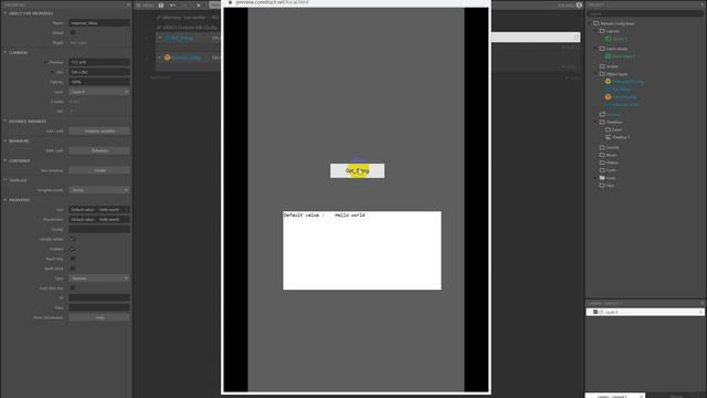 Construct 3 plugin firebase remote config basic