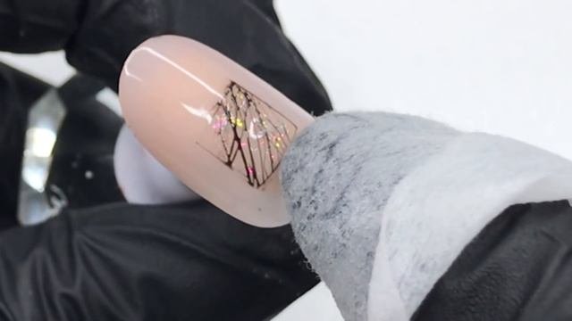 ДИЗАЙН НОГТЕЙ С ПАУТИНКОЙ ГЕЛЬ ЛАКАМИ NAILISS