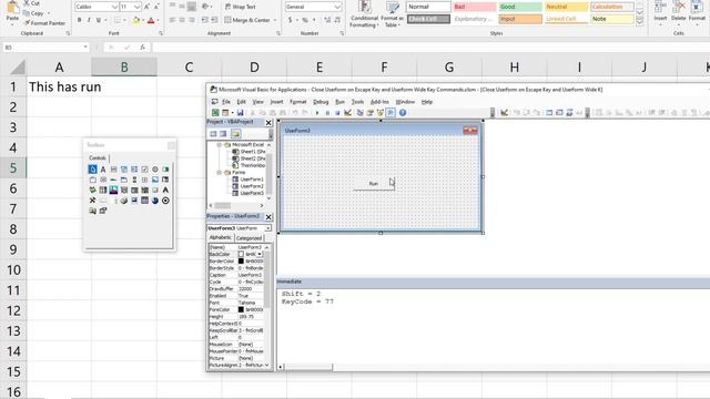 Excel Userform - Use Custom KeyBoard Shortcuts For ANY Macro Throughout Your Userform - KeyUp Handl