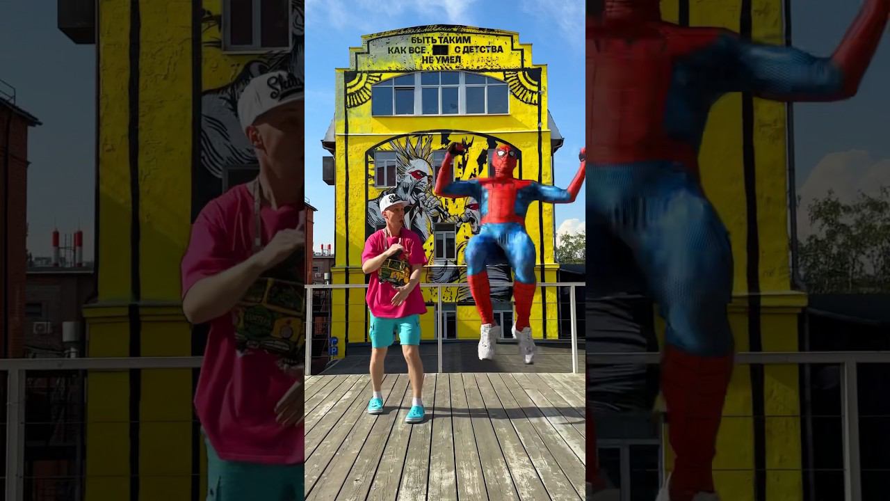 Dancer vs Spiderman#shorts