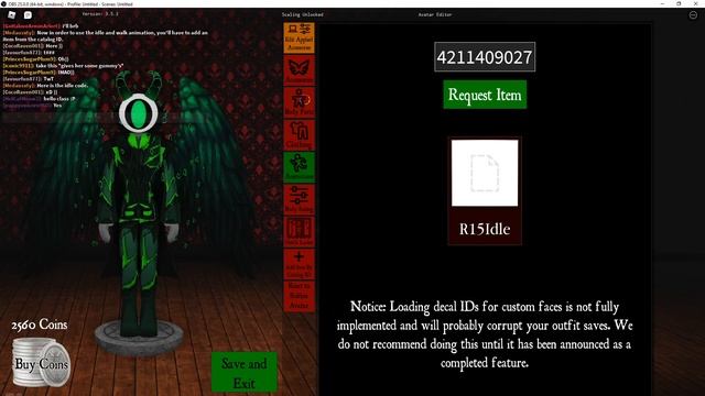 Roblox Misfits High r15 Idle and Walk.