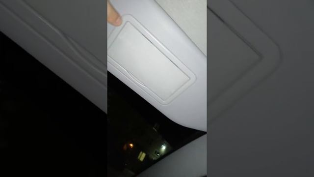 Удалил надпись на солнцезащитном козырьке Весты