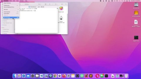 How to Start and Quit Terminal on a Mac
