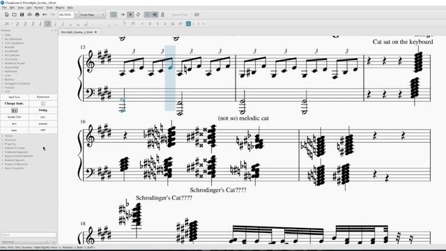 Moonlight Sonata but i got distracted a little bit