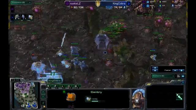 KingCobra vs roxkisLZ (LiveZerg) (Zotac monthly finals August) ESPAÑOL-Castellano ;D! G3
