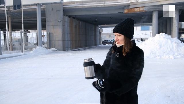 Челябинск: экспериментируем с кипятком на морозе