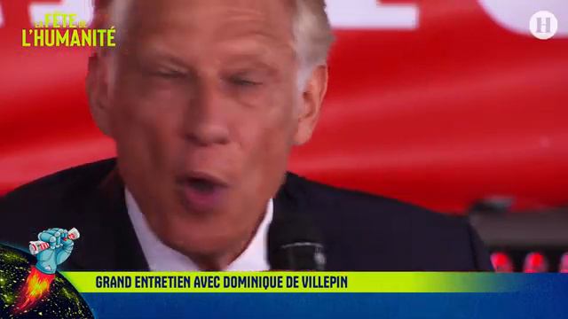 ENTRETIEN avec Dominique de V ILLEPIN à la FÊTE de L’HUMANITÉ 2024