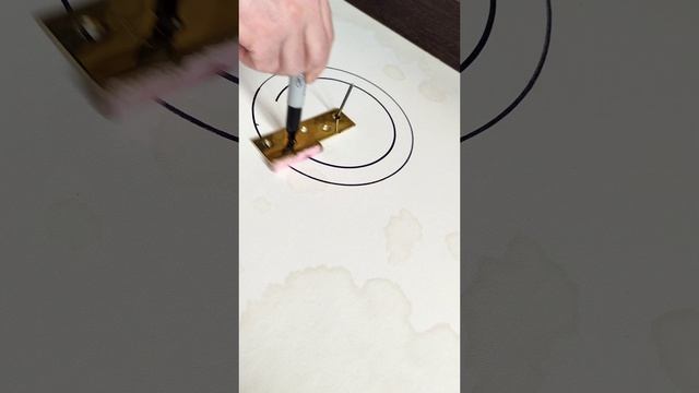 Замена циркула. Круг, для домашних условиях