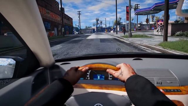 Реальная Жизнь в GTA 5 - КУПИЛ ЛЕГЕНДУ 90-Х!!! ПРЕССУЕМ ЛЮДЕЙ НОЧЬЮ НА МЕРСЕДЕСЕ...?