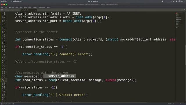 #03 Socket Programming in C: Creating a TCP Client