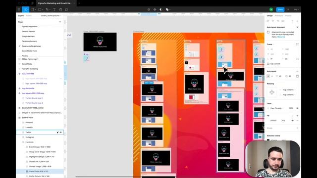 10.2 - Social Media - Covers, Profile pictures - Figma for Digital Marketing and Growth Hacking