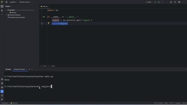environment variable setup in PyCharm | Hindi