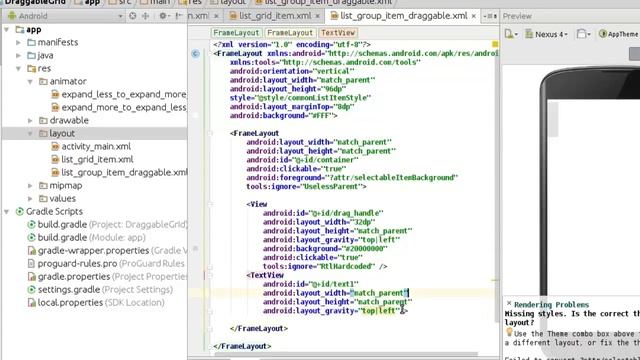 ANDROID ADVANCED RECYCLERVIEW DRAGGABLE GRID LAYOUT PT1