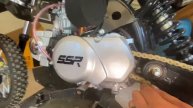 How to install a new chain on your pit / dirt bike without a chain breaker