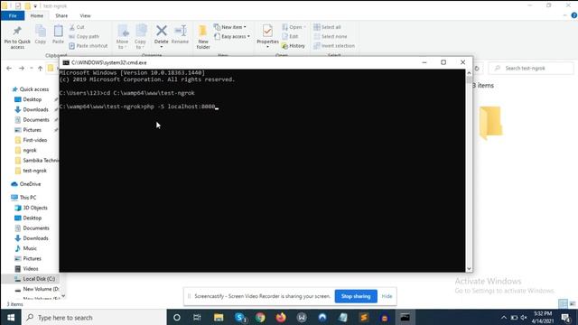 How to share your localhost url with your friends using by ngrok