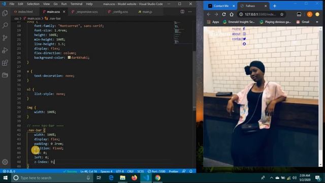 Build a Complete Responsive Website using HTML and SASS -[1] Workflow setup and Animated Menu Butto