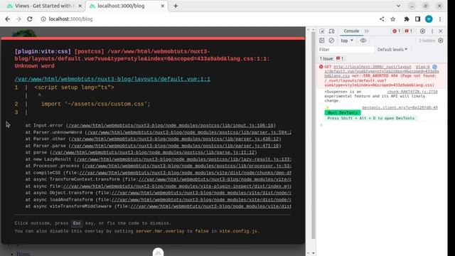 9. Nuxt 3 Tutorial - Styling - Loading Local Stylesheets