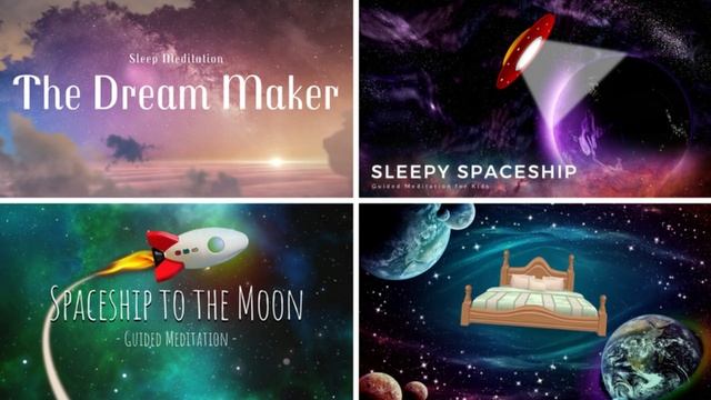 Sleep Meditation for Kids | SPACE ADVENTURES 4in1 | Sleep Story for Children