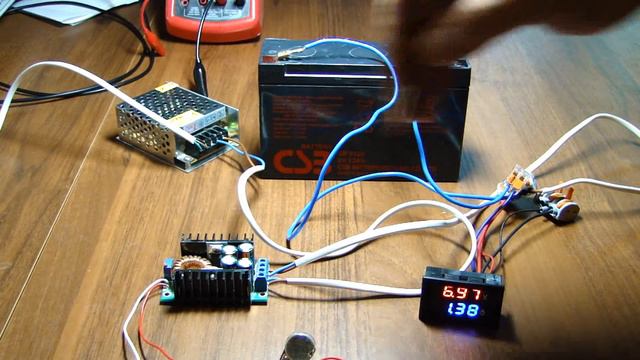 Как зарядить кислотный аккумулятор через DC/DC конвертер