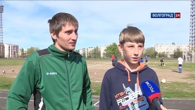 Стадион в Городище реконструируют