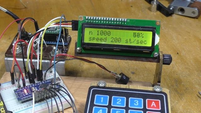 Идеальный тестер шаговых двигателей на Arduino. В программе Flprog.