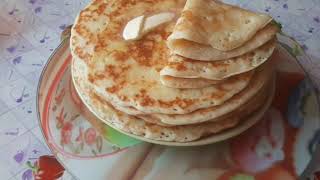 Блины с дырочками на манной крупе!!!