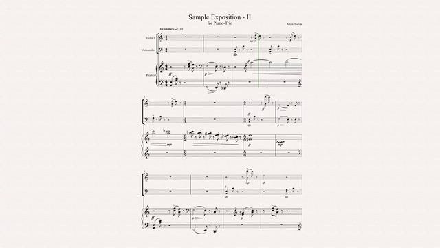 SampleExposition#2 For Piano Trio