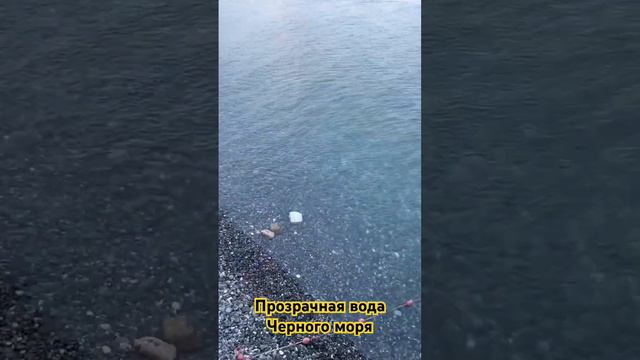 Прозрачная вода Черного моря