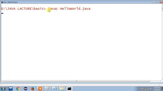 Core Java Tutorial 02 || HelloWorld.java || Using CMD