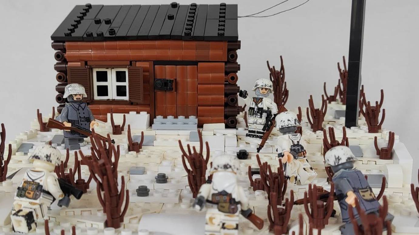 Lego WW2 " Зимнее наступление 2"