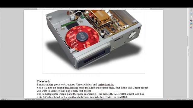 Solid start to high class CD-players