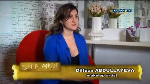 Makeup artist Dilfuza Abdullayev