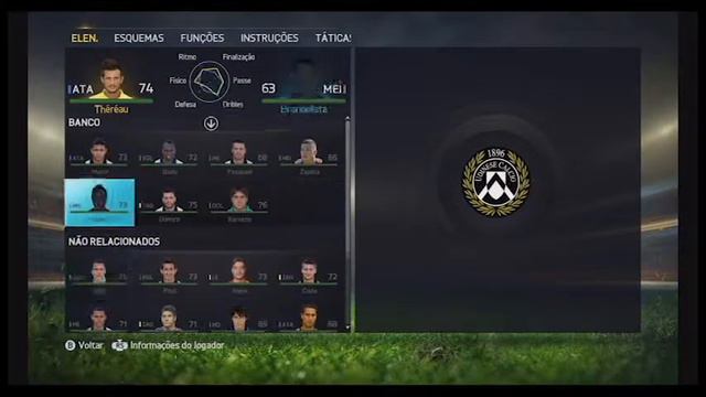 Modo Carreira como Treinador no FIFA15 (PC   Modding Way) -  Udinese Calcio -  Epsódio: 3