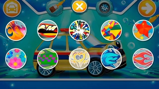 Мультик про ТАЧКИ, мойка машин  Развивающая игра для детей