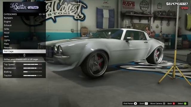 GTA 5 - Making Romans Chevrolet Camaro Z28 from Fast and Furious 7