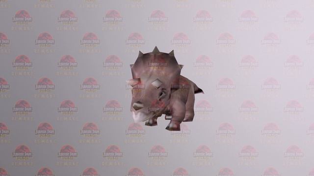 Triceratops Animation Showcase - Jurassic Park Builder Remake