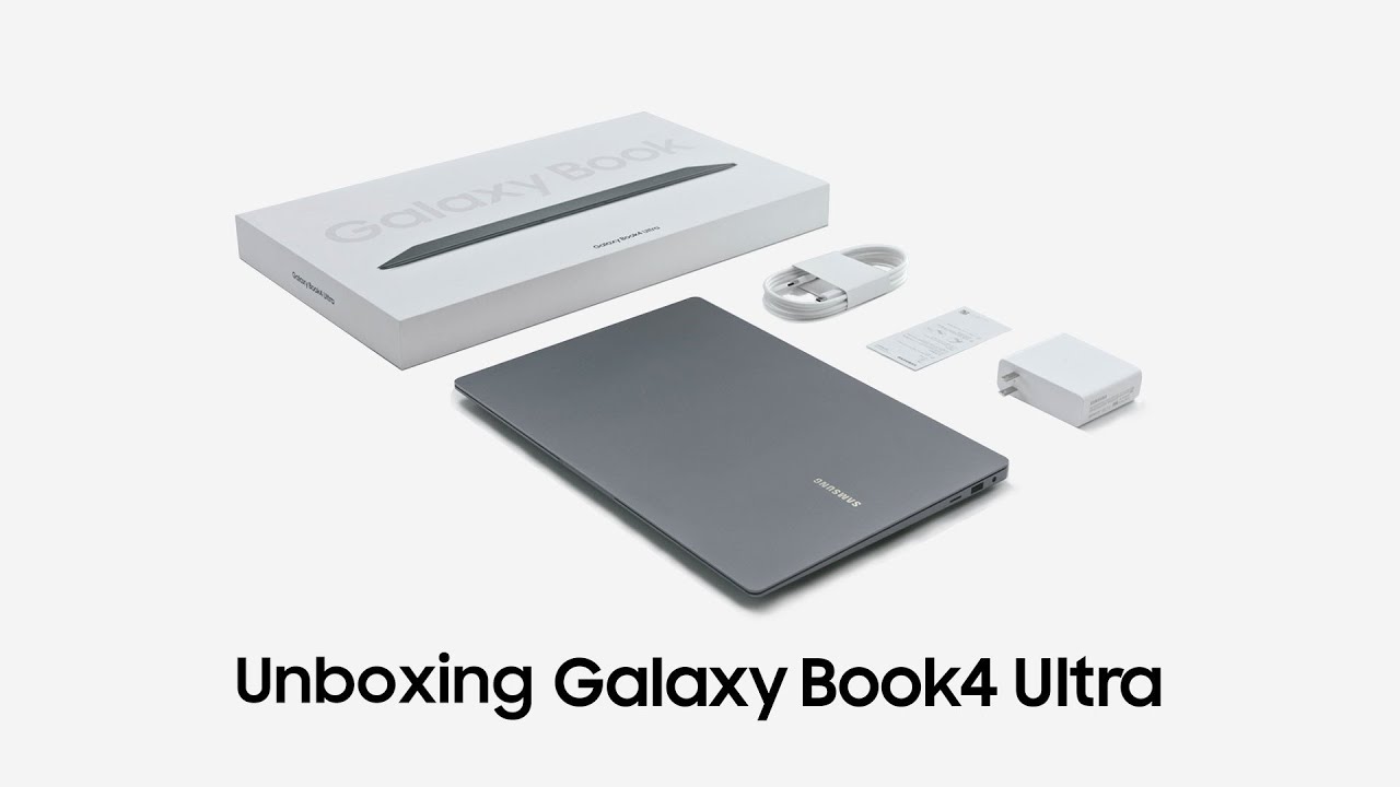 Официальная распаковка Samsung Galaxy Book4 Ultra