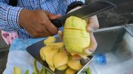 Удивительные навыки нарезки фруктов - тайская уличная еда