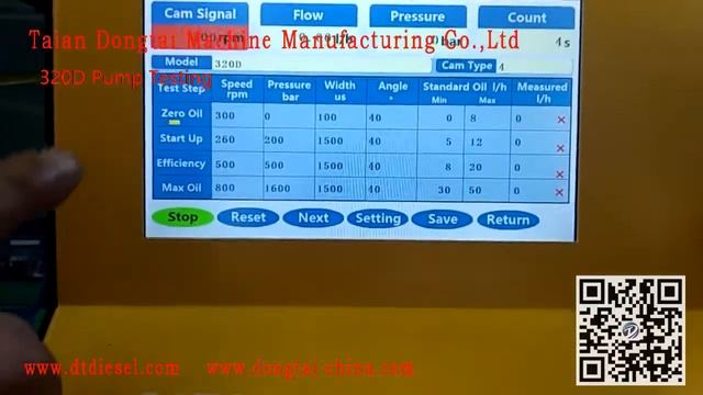 CAT4000 CR PUMP 320D HEUI pump tester test CAT320D pump