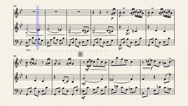 Paul de Wailly  6 PiecesNo 3 IDYLLE for 2 violins and Cello