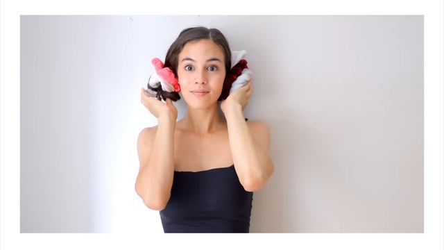 How To： Heatless Curls with Household Items