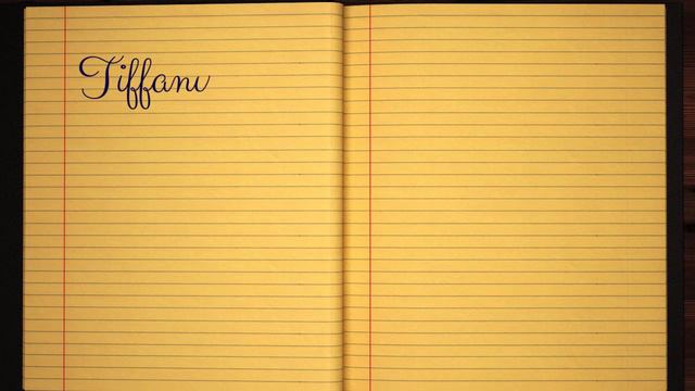 Learn how to Sign the Name Tiffany Stylishly in Cursive Writing