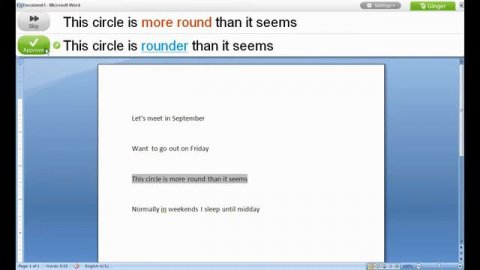 how to correct english sentences