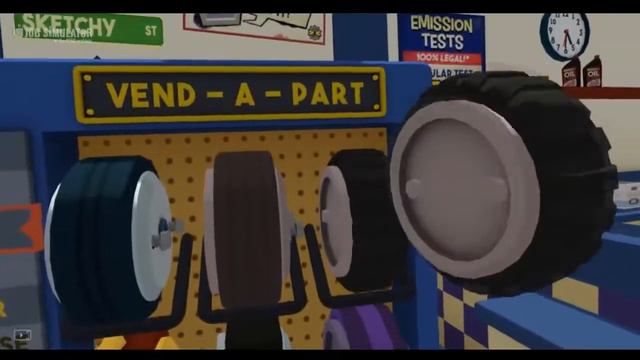 Кладовая Бэкста VR HUMOR CAR MECHANIC SECOND DAY JOB SIMULATOR