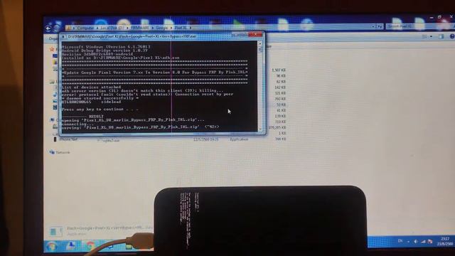 Update Google Pixel 7 xx to 8 0 For Unlock FRP