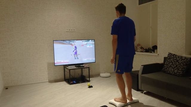 Скоростной спуск на лыжах Nintendo With Ballance Board