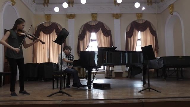 Carl Maria von Weber. Sonate Op.13, №3 in D-moll for violine & piano. Nick Nikulin & Alina Maximova