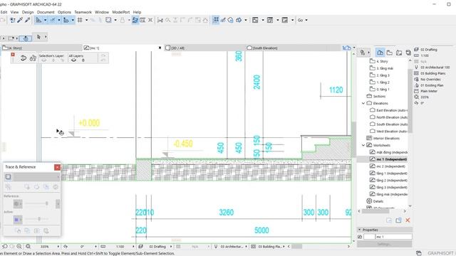 hướng dẫn đưa file autocad_pdf_file ảnh vào archicad (chèn worksheet)-bài 2