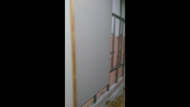День третий  Монтаж гипсокартона и МДФ панели