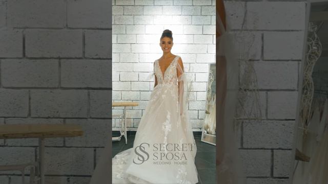 челендж  Свадебные платья 2021 Вудди Адамина TM Gabbiano Secret Sposa
